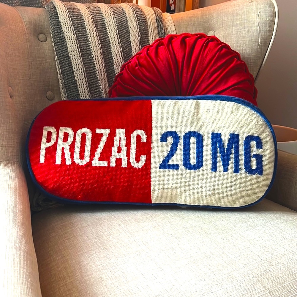 Jonathan Adler Prozac Pillow